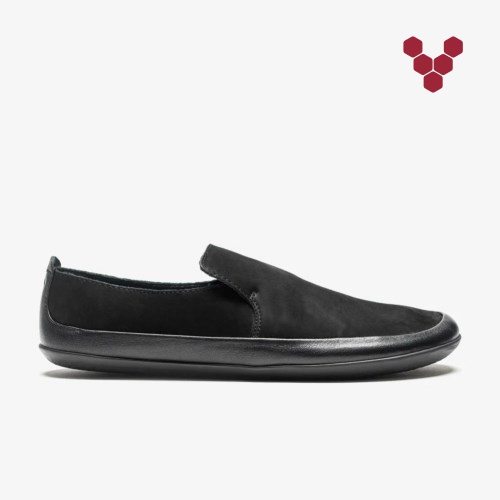 Vivobarefoot Opanka Svart Slip On Sko Dame [8-EMUK]